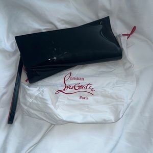 Christian Louboutin Loubitwist Clutch in Patent Leather